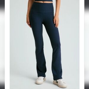 Beyond Yoga Nocturnal Navy High Waisted Bootcut Pant